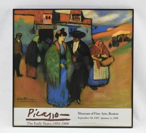 lot 46 image: Vintage Boston Museum of Fine Arts Picasso Exhibit Poster