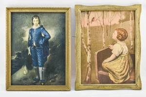 lot 53 image: Two Framed Portrait Prints