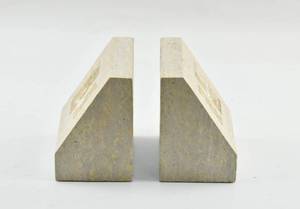 lot 63 image: Pair of Heavy Stone Bookends