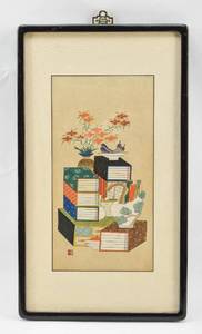lot 106 image: Korean Folk Art Chaekgeori Style Art Print