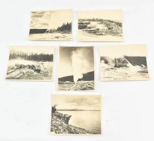 lot 172 image: Six Frank Jay Haynes Landscape Photographs of Yellowstone National Park, c. 1880-1900
