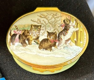 Halcyon Days Smithsonian Enamel Trinket Box