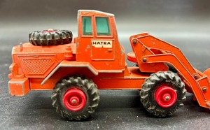 Vintage Matchbox Super Kings Hatra Tractor Shovel by Lesney