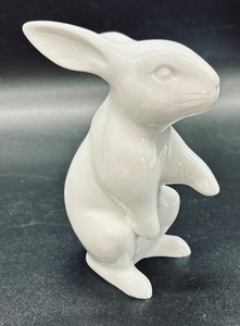 Pair of Porcelain Rabbit Figurines by Royale