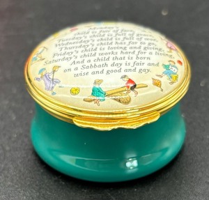 Halcyon Days Enamel Trinket Box