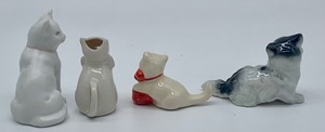 Variety of Vintage Collectible Cat Figurines