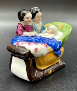 Sisters with New Baby Porcelain Figurine