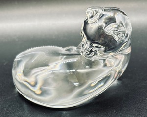 Baccarat Crystal Cat Figurine