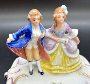 Gorgeous Vintage German Fairing  Trinket Box