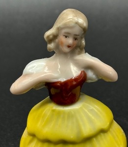 Antique German Fancy Lady Perfume Bottle