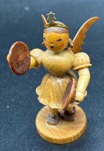 Three Vintage Erzgebirge Angel Ornaments