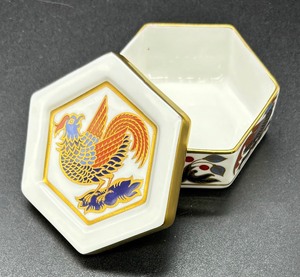 English Bone China Trinket Box by Royal Crown Derby