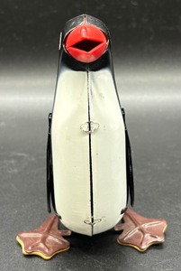 Antique Wind Up Flapping and Walking Penguin