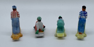 Set of Four Vintage Winter Wonderland Figurines from Japan