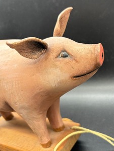 Pig Pull Toy Decor by Crate Prospects
