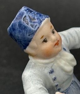 Heubach Dancing Dutch Girl and Boy Figurine