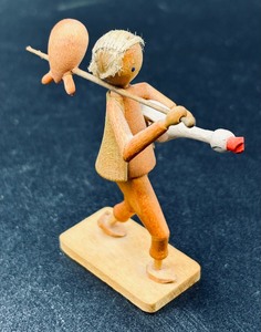 Three Wooden Figurines