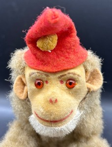 Vintage West German Monkey with Cymbals Wind Up Toy