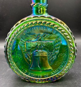 Vintage Bicentennial Carnival Glass Bottle by Holland City Bottle