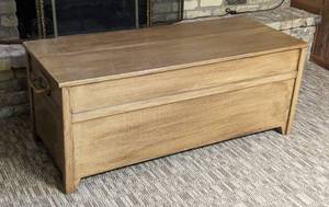 Vintage Wood Storage Chest