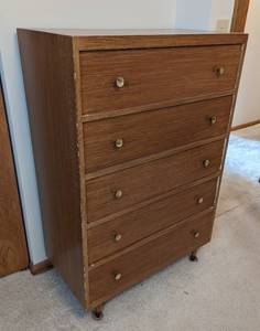 Mid Century Wood Dresser