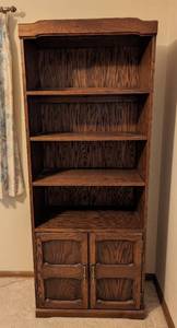 Large Wood Bookcase