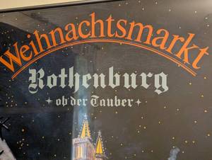 Framed German Christmas Print