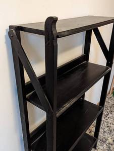 Painted Wood Bookshelf