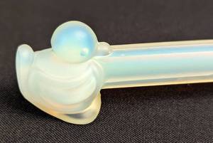 Sabino Opalescent Glass Duck Knife Rest