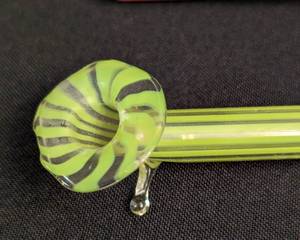 Pair of Swirled Glass Bud Vases