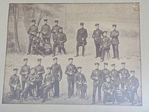 Pair of Framed Military Group Portraits