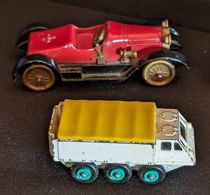 Vintage Matchbox and Corgi Toy Cars