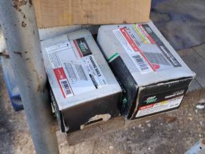 lot 736 image: Lot of (2 Boxes) Grip Fast Clipped Head Nails - 3 10D, 2-38 8D