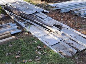lot 617 image: Lot of  Metal Barn Panels