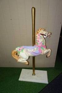 lot 337 image: Carousel Horse Statue