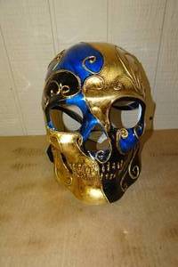 lot 345 image: Venetian Mardi Gras Skull Mask