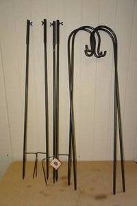 lot 398 image: 4 Ground Stake Shepherd Hooks