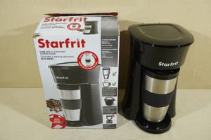 lot 10 image: Starfrit 12oz Single Serve Drip Coffee Maker