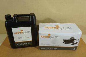 lot 37 image: Pumpkin Hollow Fog Machine with 1 Gallon Liquid
