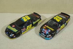 lot 64 image: 2 Action Ricky Rudd 124 Scale Die-Cast Stock Cars - Muppet Show