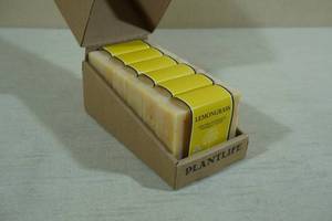 lot 76 image: 6 Pack Plantlife Aromatherapy Herbal Soap -Lemongrass