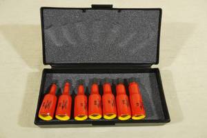 lot 108 image: Wiha Insulated Socket Set - Hex Drive, SAE