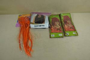 lot 139 image: Assorted Halloween Wigs