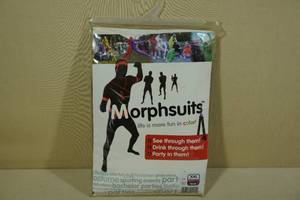 lot 152 image: Morphsuits Halloween Costume -Ninja Size XXL, Height Above 63