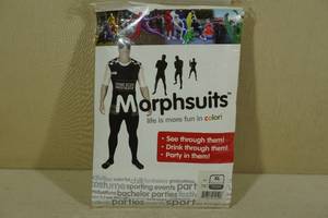 lot 158 image: Morphsuits Halloween Costume -CSI Size XL, Height 510-63