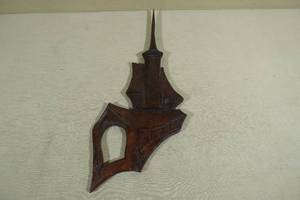 lot 168 image: Carved Wood Wall Dcor