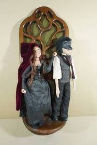 lot 170 image: Steam Punk Little Red Ridinghood and The Wolf