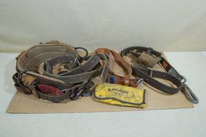 lot 177 image: Leather Climbing Belt and Gear