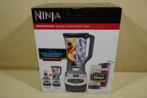 lot 216 image: Ninja Professional Blender & Nutri Ninja Cups