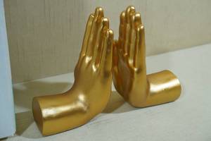 lot 278 image: Danya B Decorative Hand Bookends